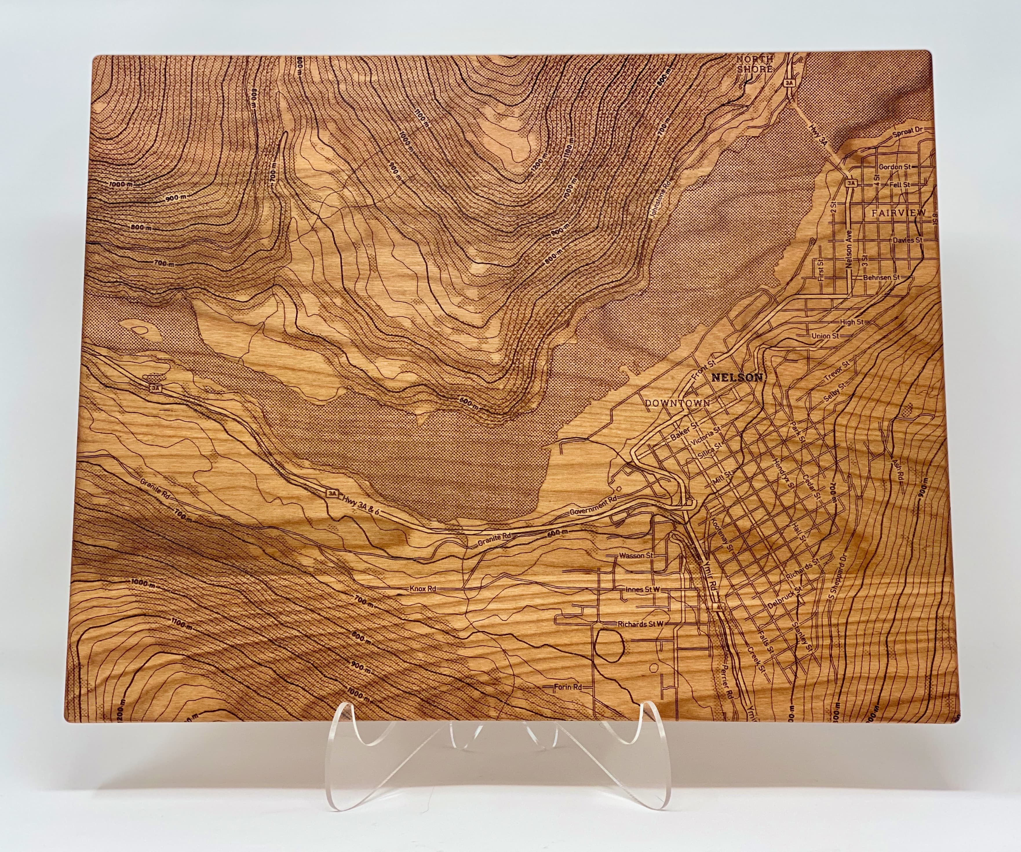 Nelson Map Cutting Board 3