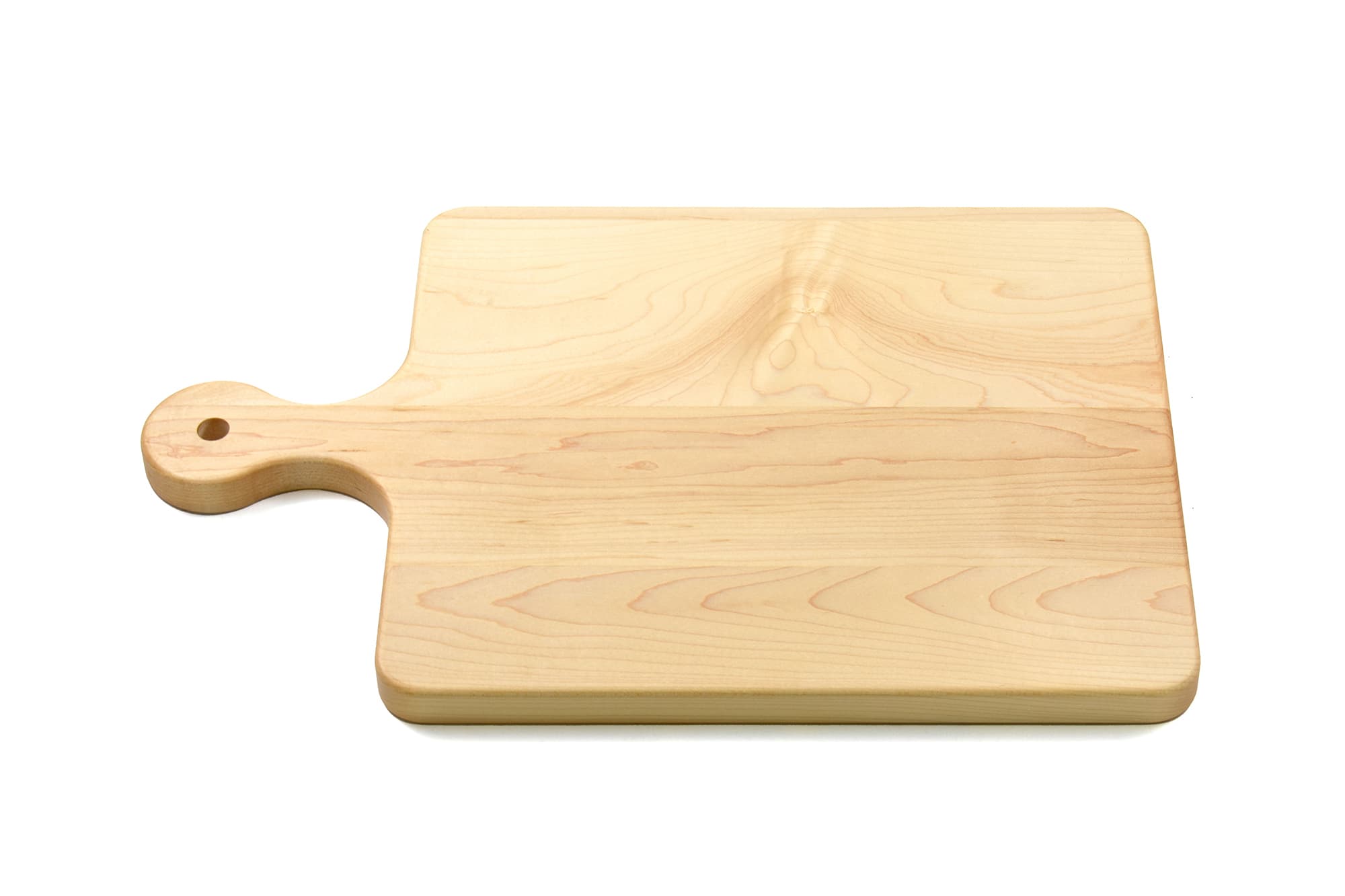 Cutting Board with Rounded Handle
